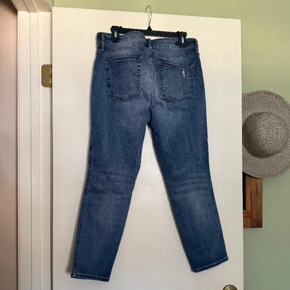 KUT from the Kloth 14 petite skinny lightly distressed jeans - Picture 2 of 3